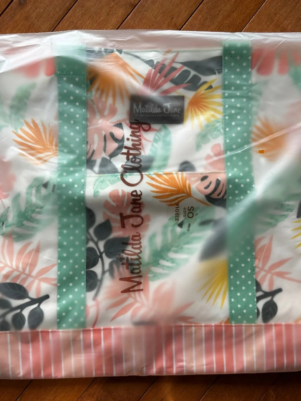 Brand New Matilda Jane Golden Island Tote